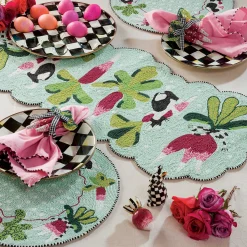 MacKenzie-Childs Courtly Check Egg Plate| Easter|Spring