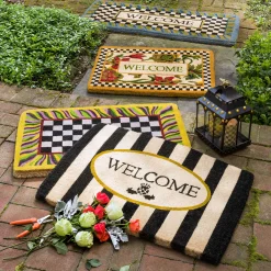 MacKenzie-Childs Courtly Check Entrance Mat| Outdoor|Rugs