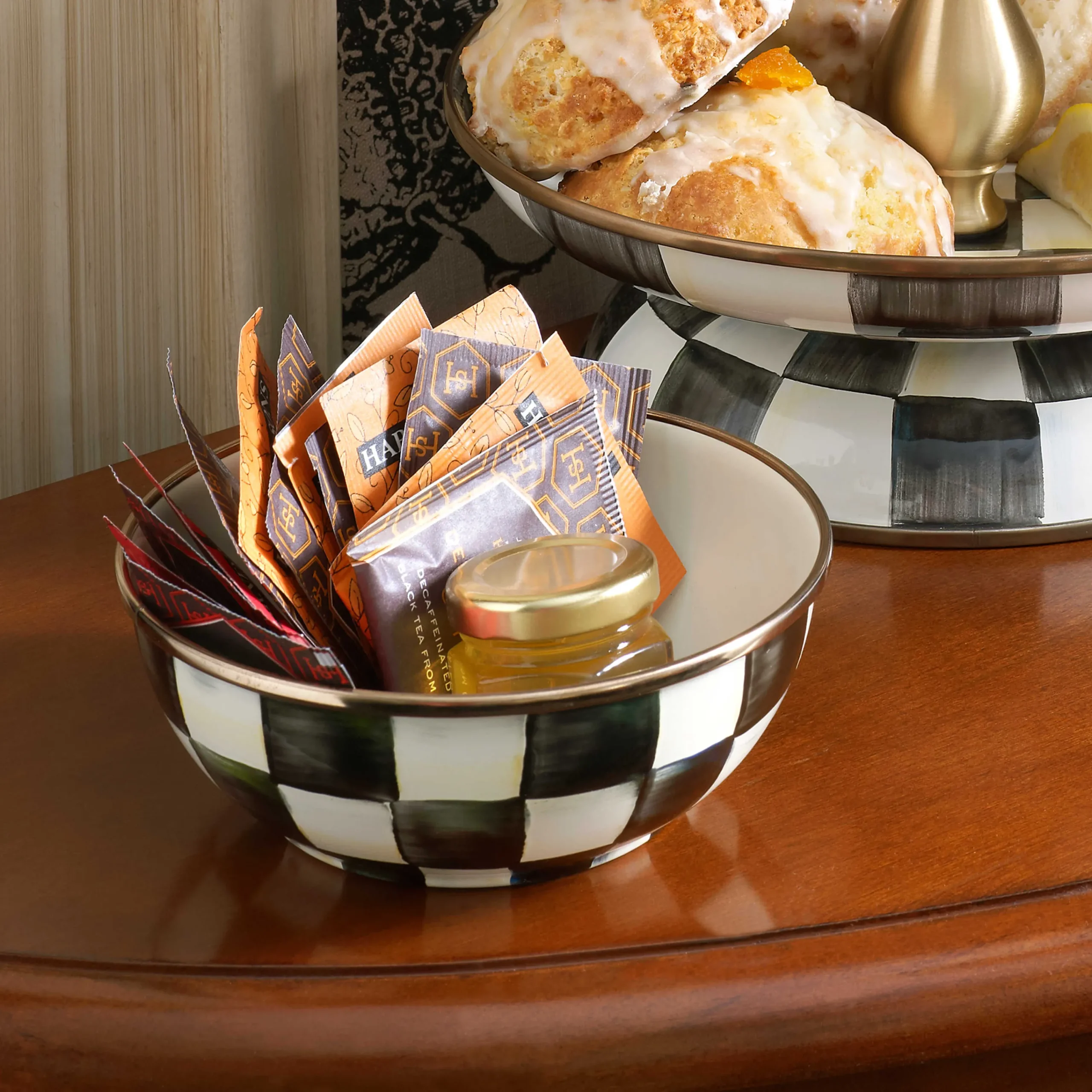 MacKenzie-Childs Courtly Check Everyday Bowl| Bar Entertaining|Dinnerware & Flatware