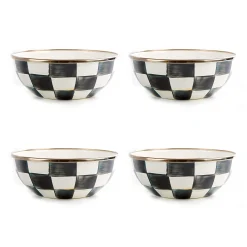 MacKenzie-Childs Courtly Check Everyday Bowls, Set of 4| Kitchen & Dining Sets|Fall Entertaining