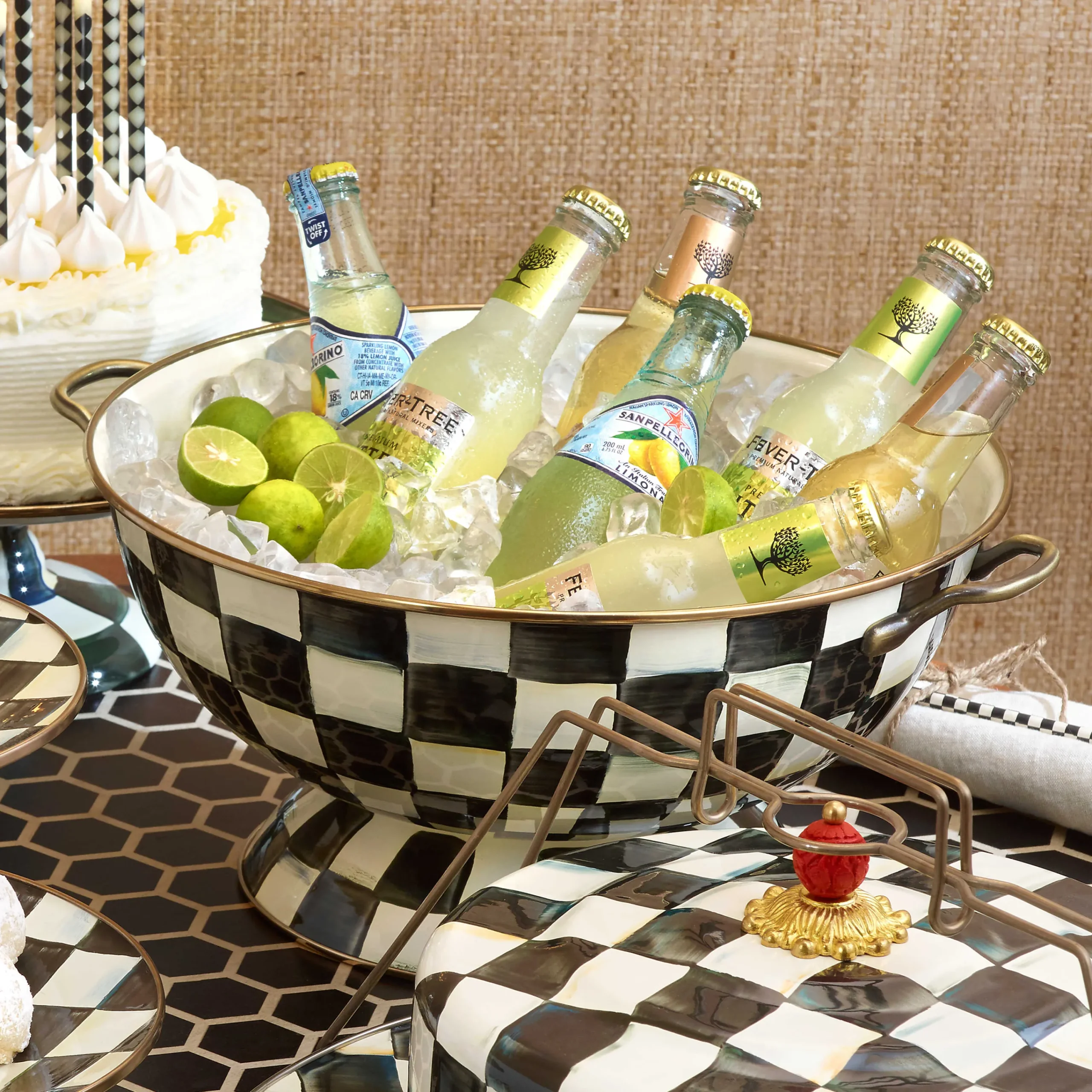 MacKenzie-Childs Courtly Check Everything Bowl| Bar Entertaining|Serveware