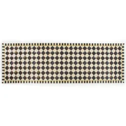 MacKenzie-Childs Courtly Check Floor Mat - 2'6 x 8' Runner| Rugs