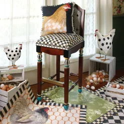 MacKenzie-Childs Courtly Check Floor Mat - 2'6 x 8' Runner| Rugs