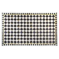MacKenzie-Childs Courtly Check Floor Mat - 3' x 5'| Rugs