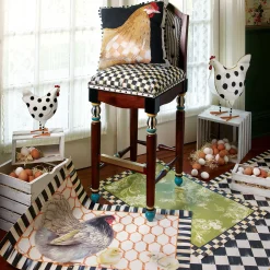 MacKenzie-Childs Courtly Check Floor Mat - 3' x 5'| Rugs