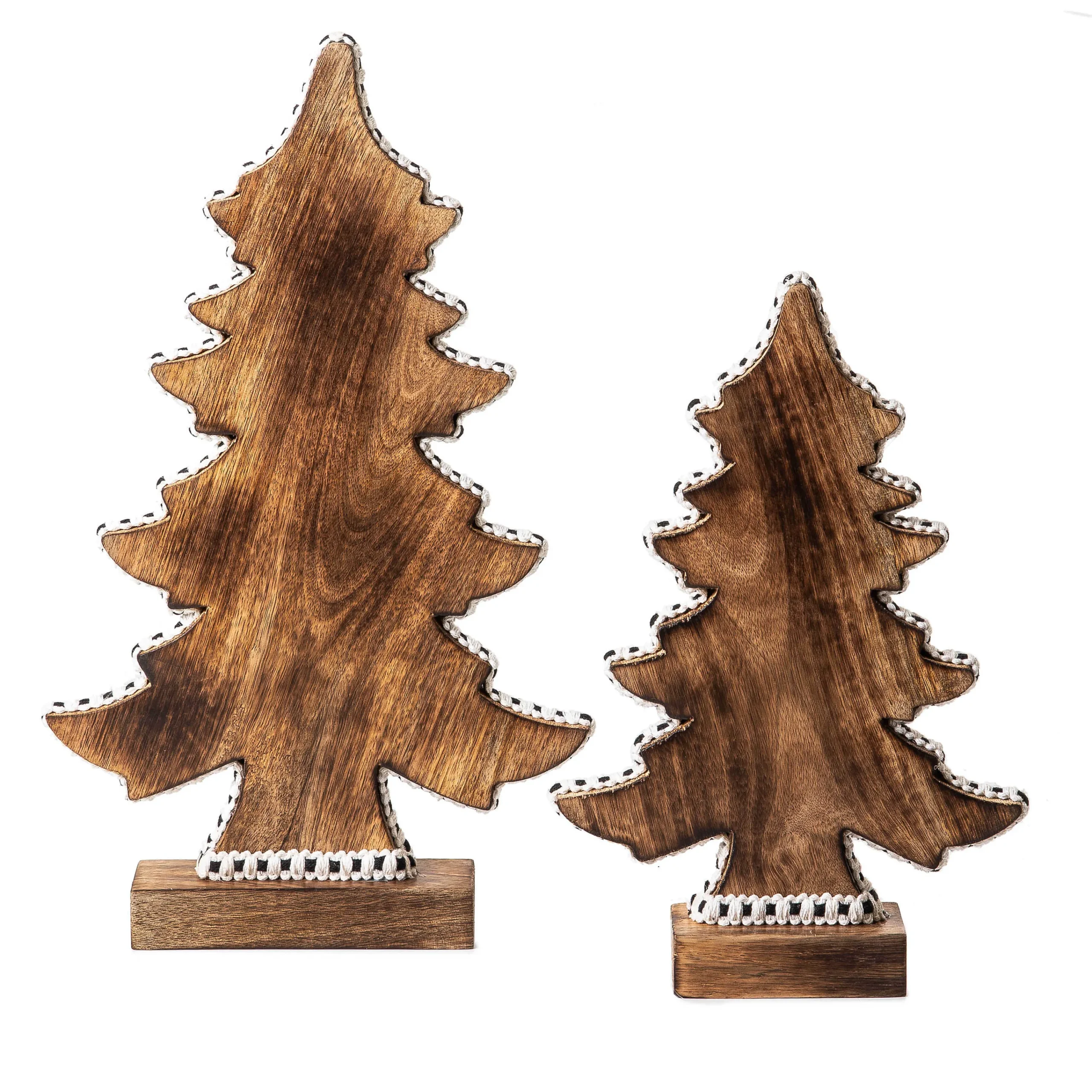 MacKenzie-Childs Courtly Check Forest Trees, Set of 2| Holiday|Decor Sets