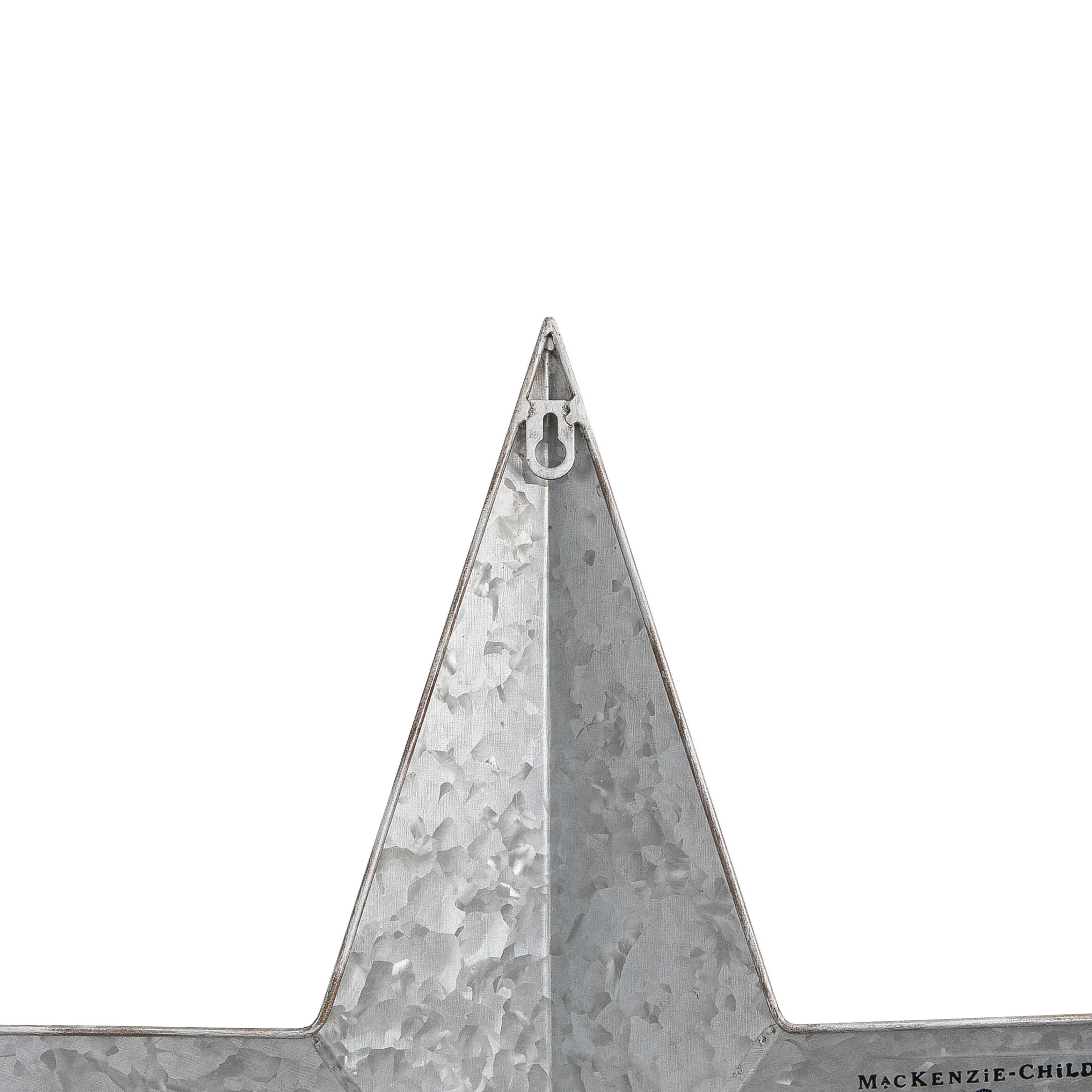 MacKenzie-Childs Courtly Check Galvanized Barn Star Wall Decor| Spring|Outdoor