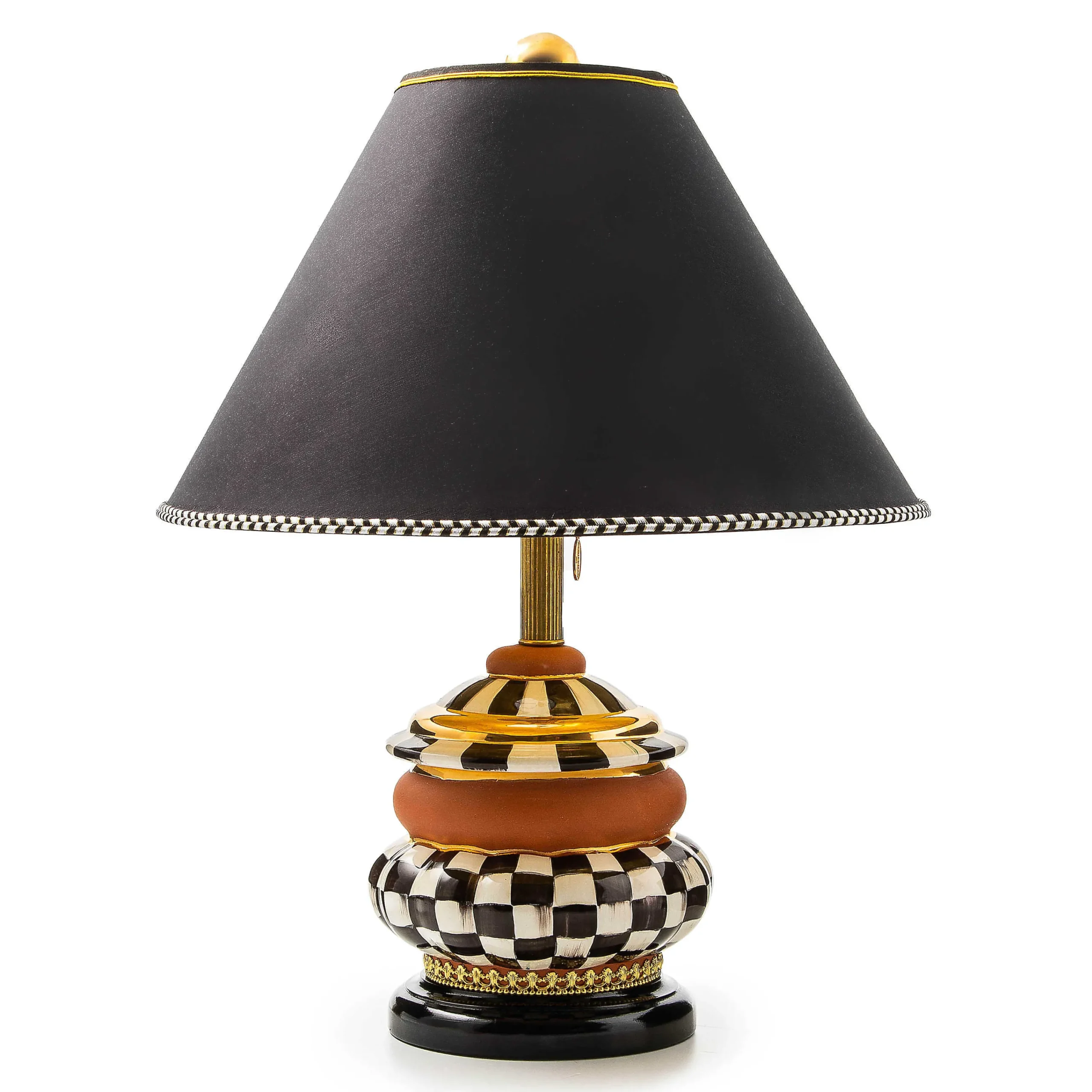 MacKenzie-Childs Courtly Check Groovy Table Lamp| Lighting