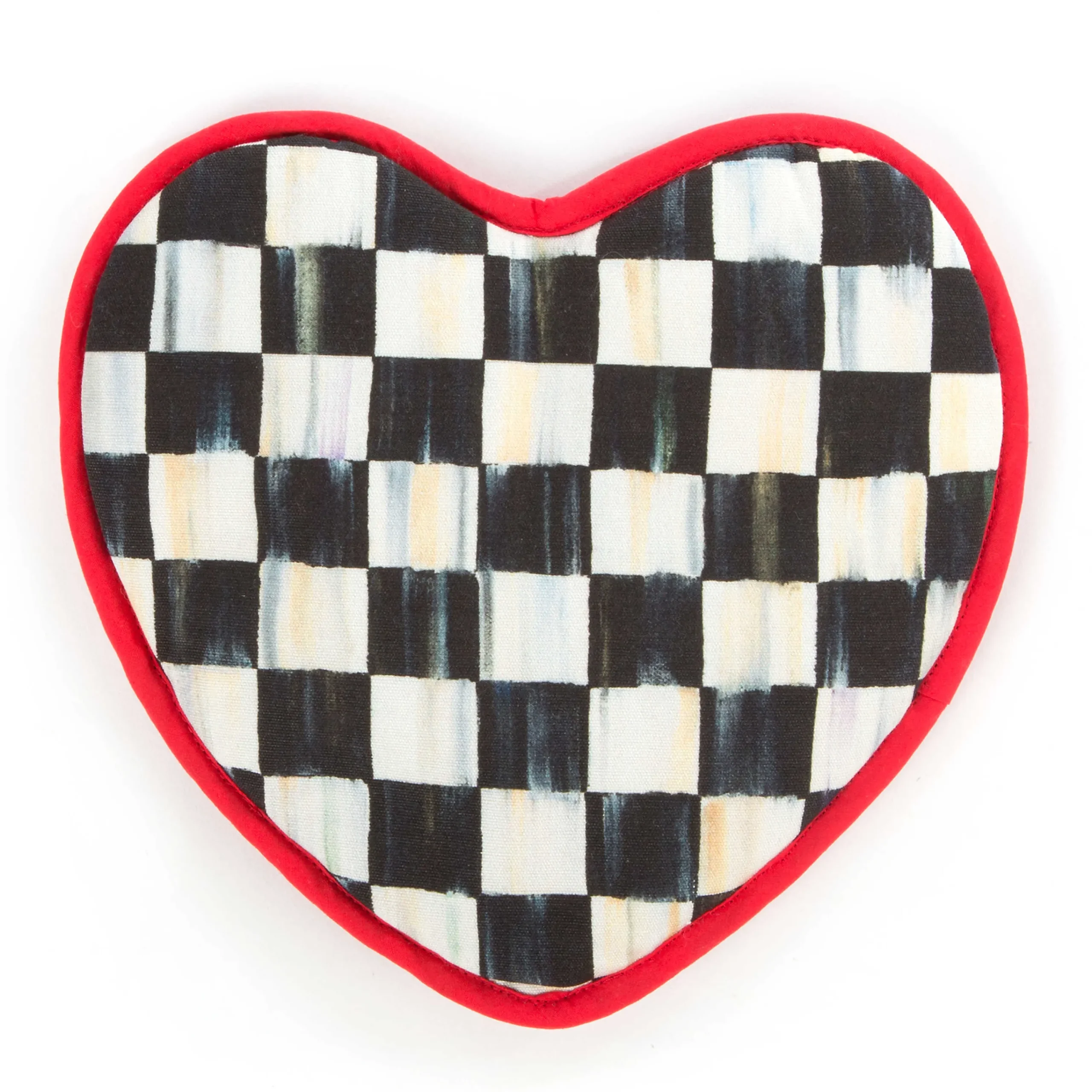 MacKenzie-Childs Courtly Check Heart Potholder| Kitchen & Table Linens