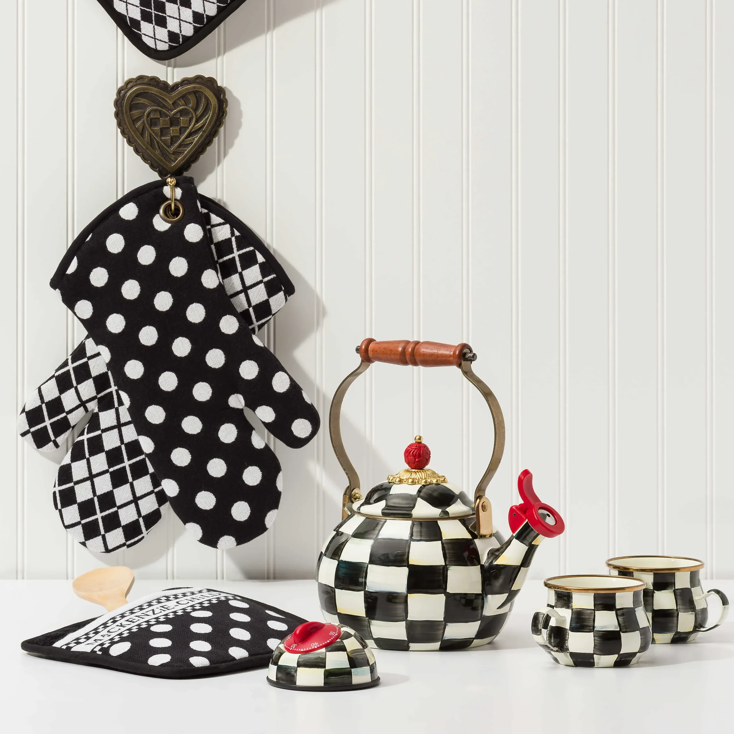 MacKenzie-Childs Courtly Check Kitchen Timer| Kitchen Utensils & Tools
