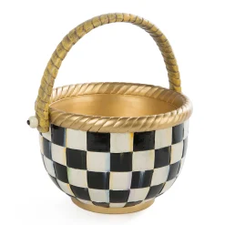 MacKenzie-Childs Courtly Check Large Basket| Easter|Spring