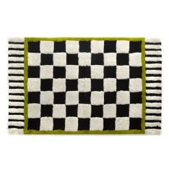 MacKenzie-Childs Courtly Check Large Bath Rug| Bath & Bath Accessories
