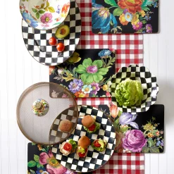 MacKenzie-Childs Courtly Check Large Oval Platter| Bar Entertaining|Serveware