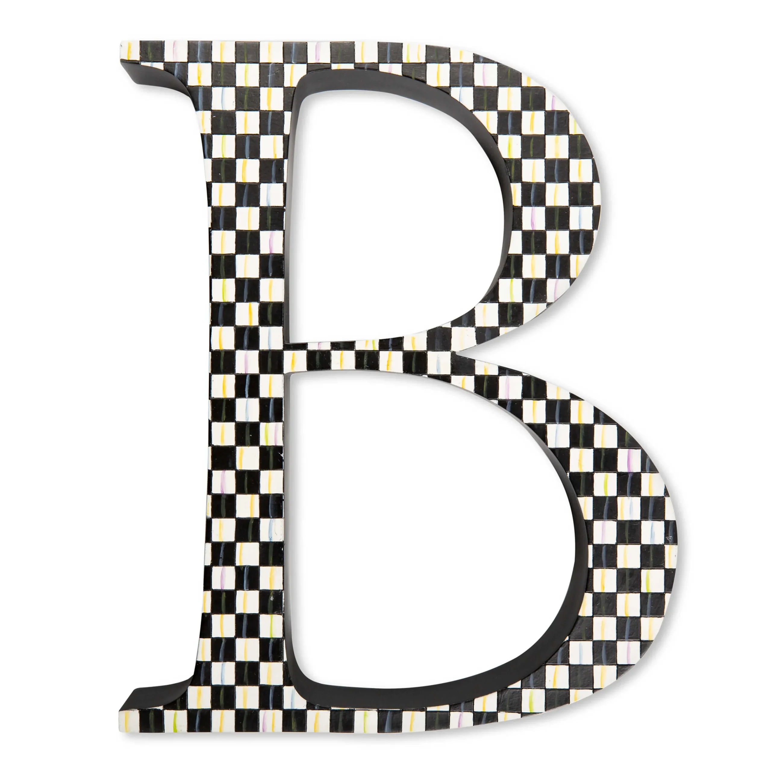 MacKenzie-Childs Courtly Check Letter - B| Room Accents