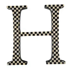 MacKenzie-Childs Courtly Check Letter - H| Room Accents