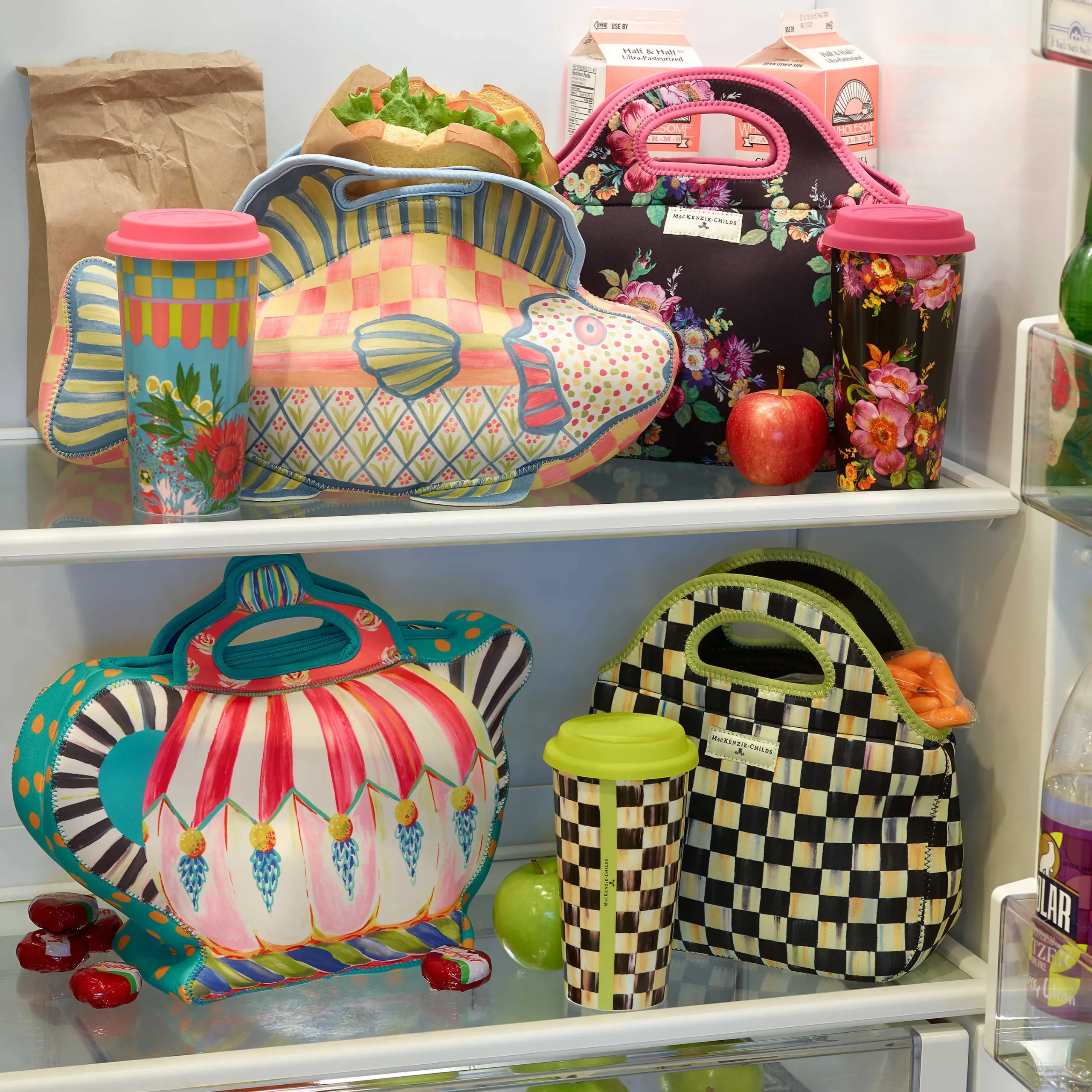 MacKenzie-Childs Courtly Check Lunch Tote| Accessories