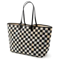 MacKenzie-Childs Courtly Check Marche Large Tote| Accessories