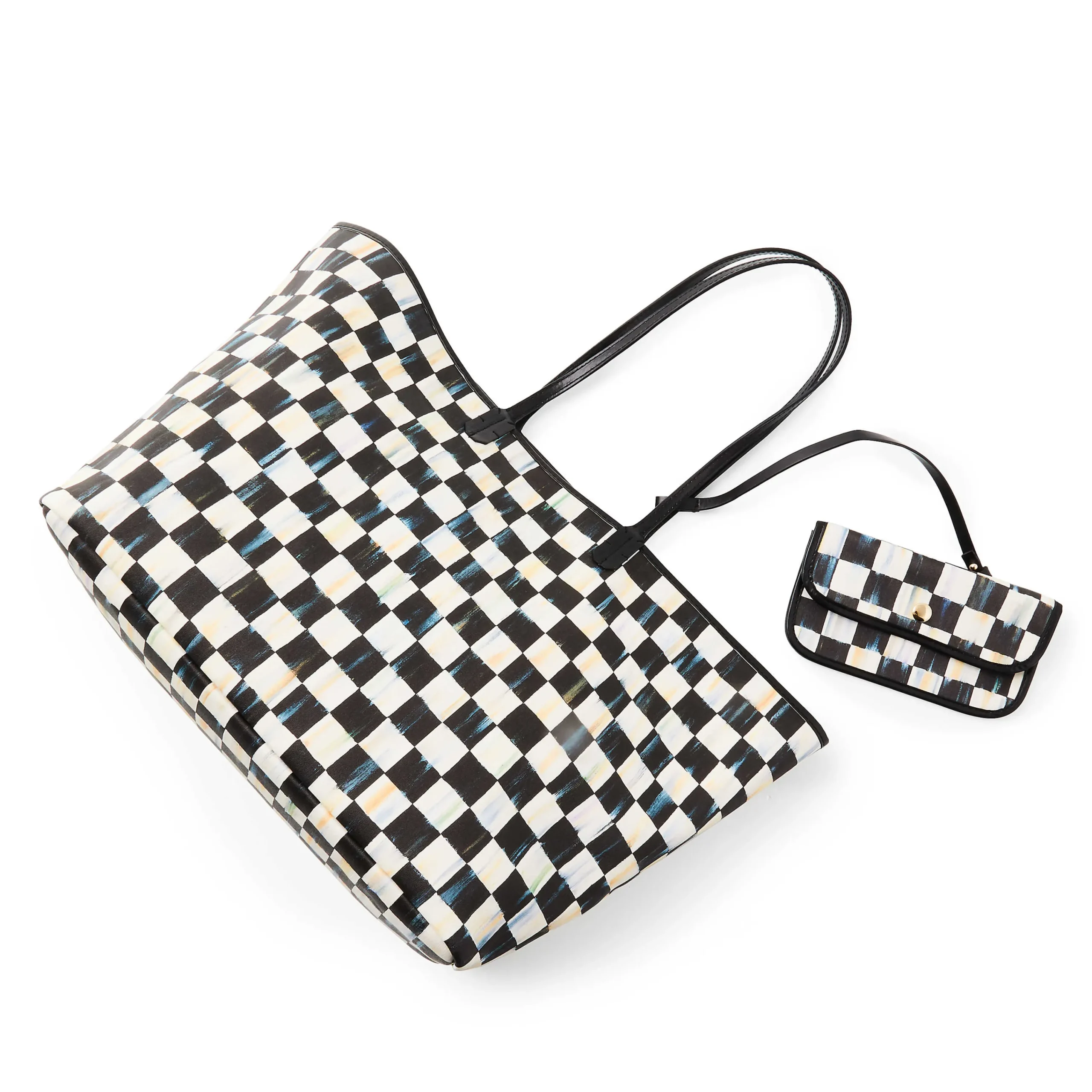 MacKenzie-Childs Courtly Check Marche Large Tote| Accessories