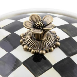 MacKenzie-Childs Courtly Check Medium Casserbole| Cookware & Bakeware