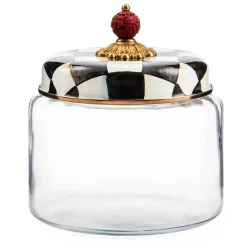 MacKenzie-Childs Courtly Check Medium Kitchen Canister| Room Accents
