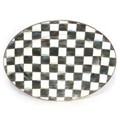 MacKenzie-Childs Courtly Check Medium Oval Platter| Bar Entertaining|Serveware