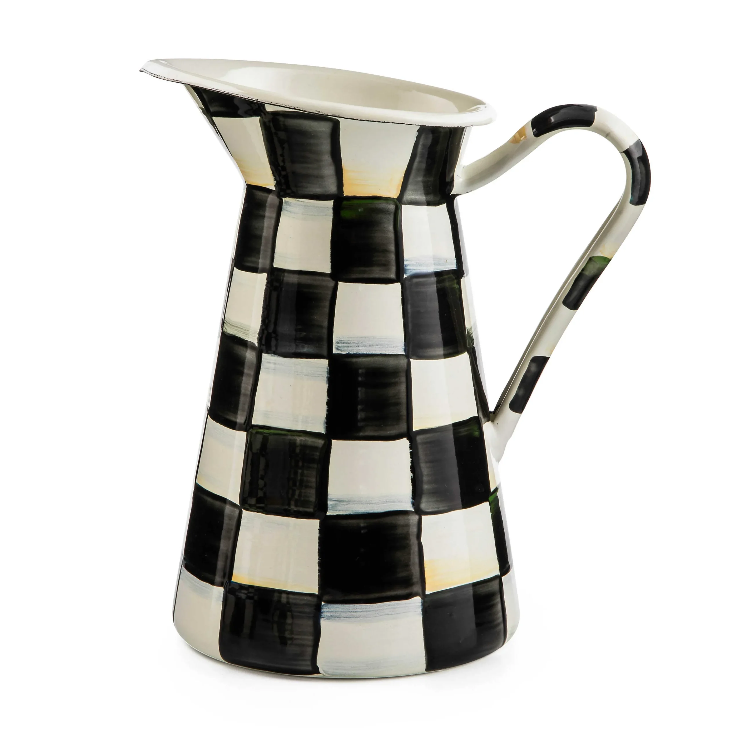 MacKenzie-Childs Courtly Check Medium Practical Pitcher| Bar Entertaining|Serveware