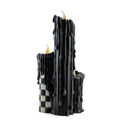 MacKenzie-Childs Courtly Check Melting Candle Cluster| The Halloween Shop|Candles & Fragrances