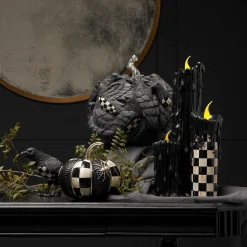 MacKenzie-Childs Courtly Check Melting Candle Cluster| The Halloween Shop|Candles & Fragrances