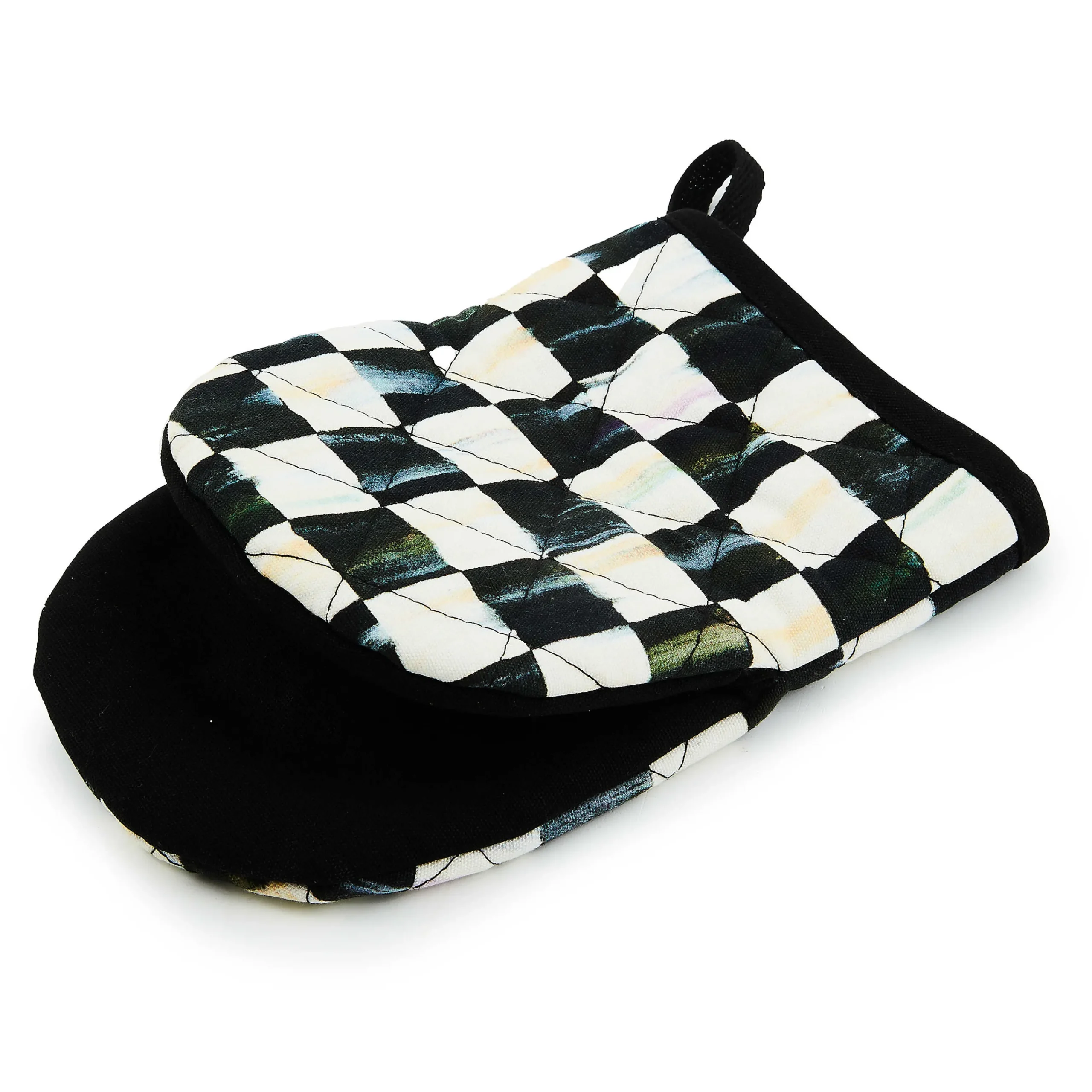 MacKenzie-Childs Courtly Check Mini Oven Mitt| Fall Entertaining|Kitchen & Table Linens