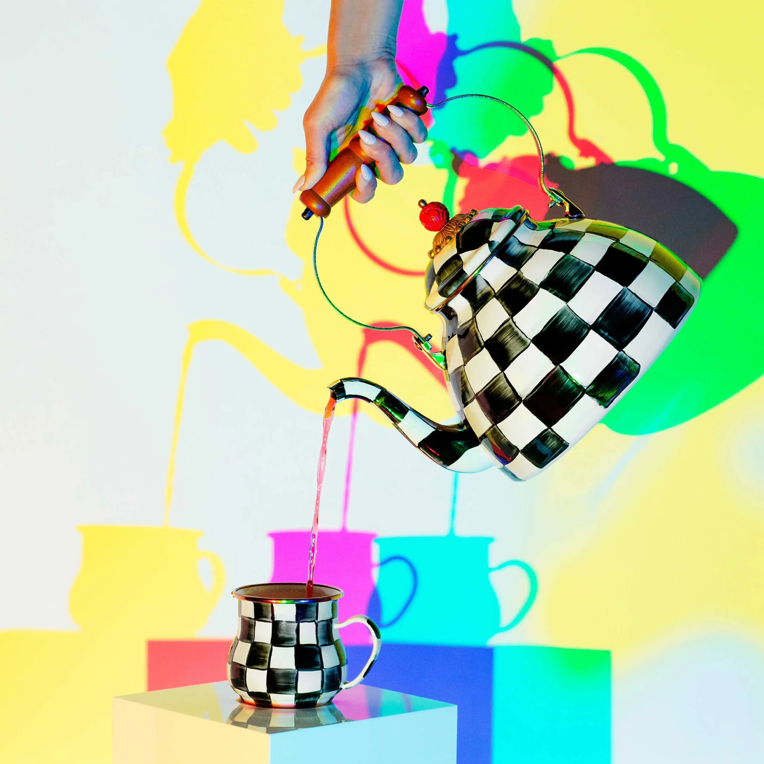 MacKenzie-Childs Courtly Check Mug| The Coffee Shop|Fall Entertaining