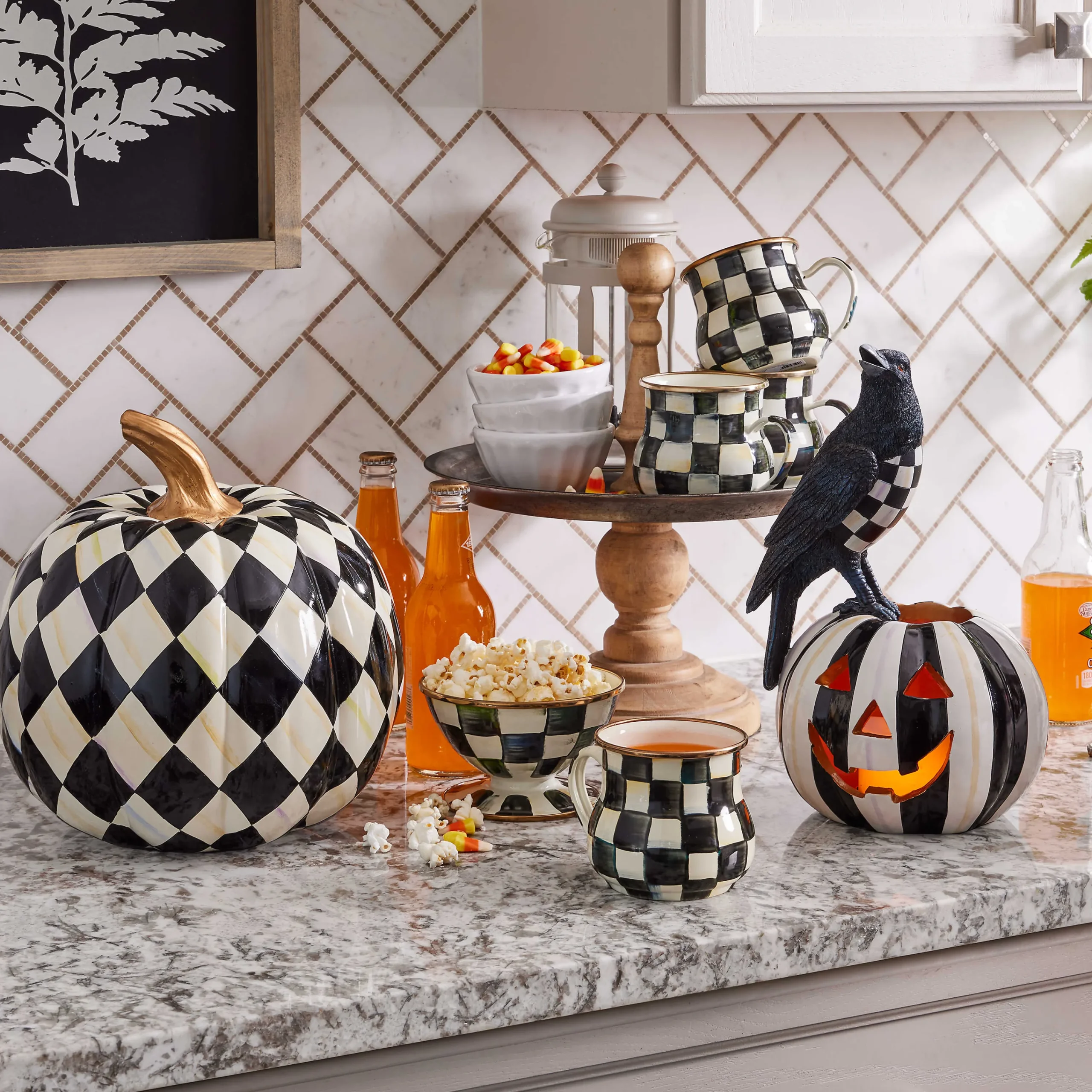 MacKenzie-Childs Courtly Check Mug| The Coffee Shop|Fall Entertaining