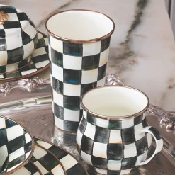 MacKenzie-Childs Courtly Check Mug| The Coffee Shop|Fall Entertaining