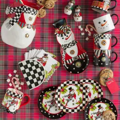 MacKenzie-Childs Courtly Check Napkin Holder| Serveware