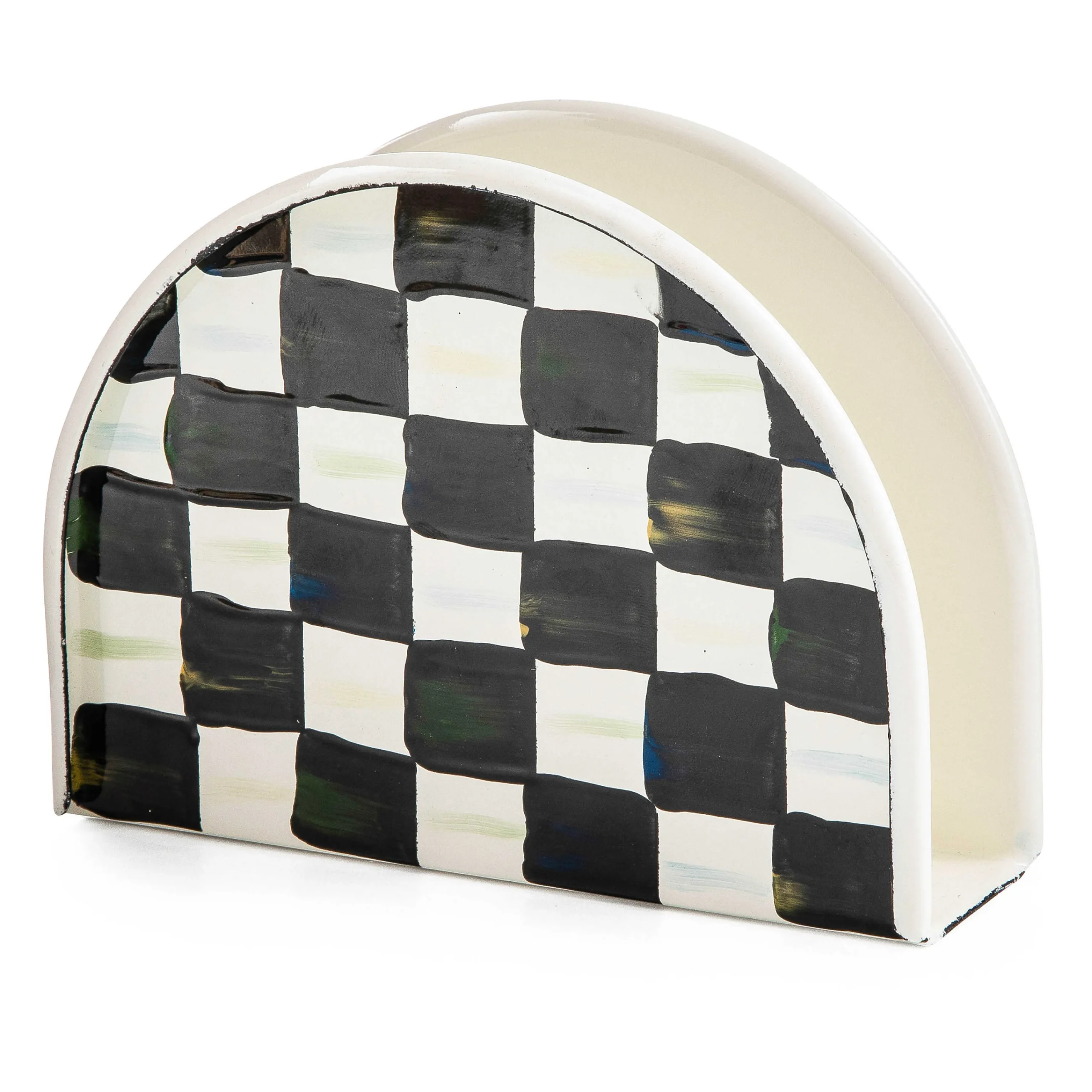 MacKenzie-Childs Courtly Check Napkin Holder| Serveware