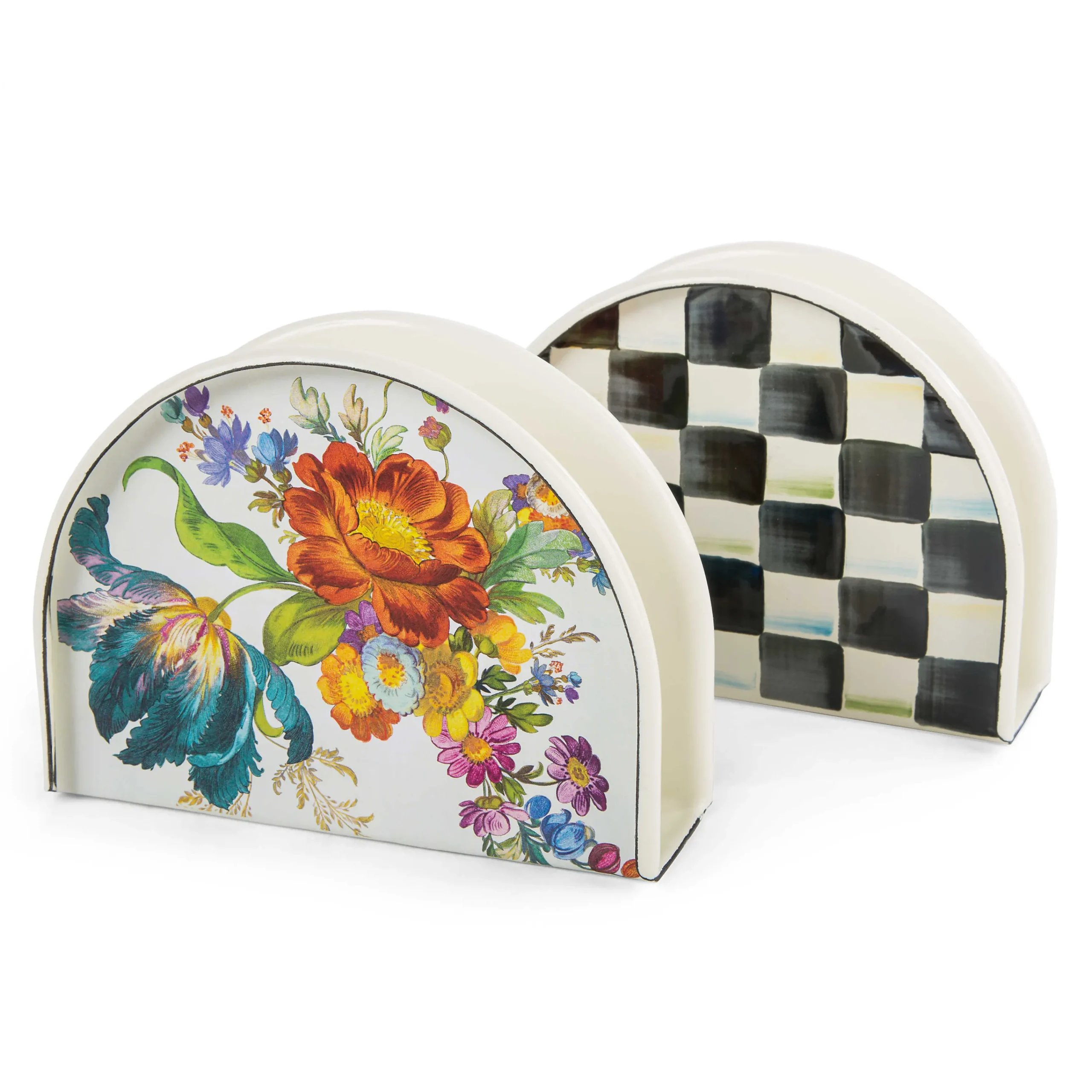 MacKenzie-Childs Courtly Check Napkin Holder| Serveware