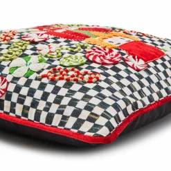 MacKenzie-Childs Courtly Check Nutcracker Throw Pillow| Pillows, Throws, & Cushions