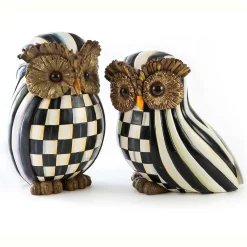 MacKenzie-Childs Courtly Check Owl| The Halloween Shop|The Fall Shop