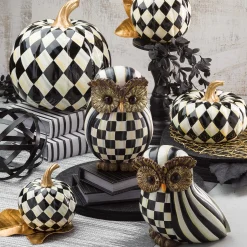 MacKenzie-Childs Courtly Check Owl| The Halloween Shop|The Fall Shop