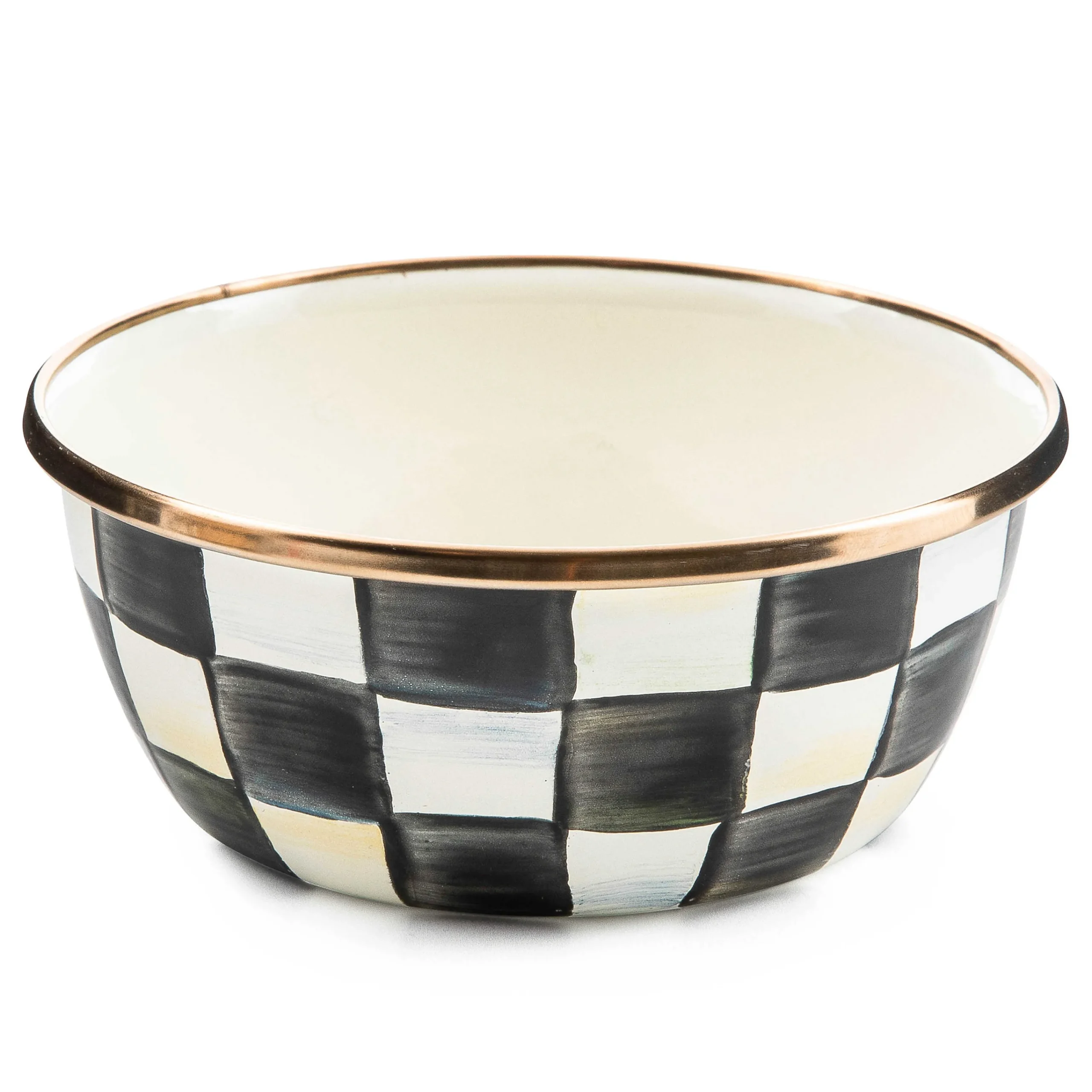 MacKenzie-Childs Courtly Check Pinch Bowl| Bar Entertaining|Serveware