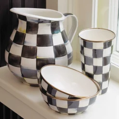 MacKenzie-Childs Courtly Check Pitcher| Serveware|Bar Entertaining