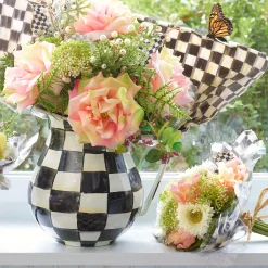 MacKenzie-Childs Courtly Check Pitcher| Serveware|Bar Entertaining