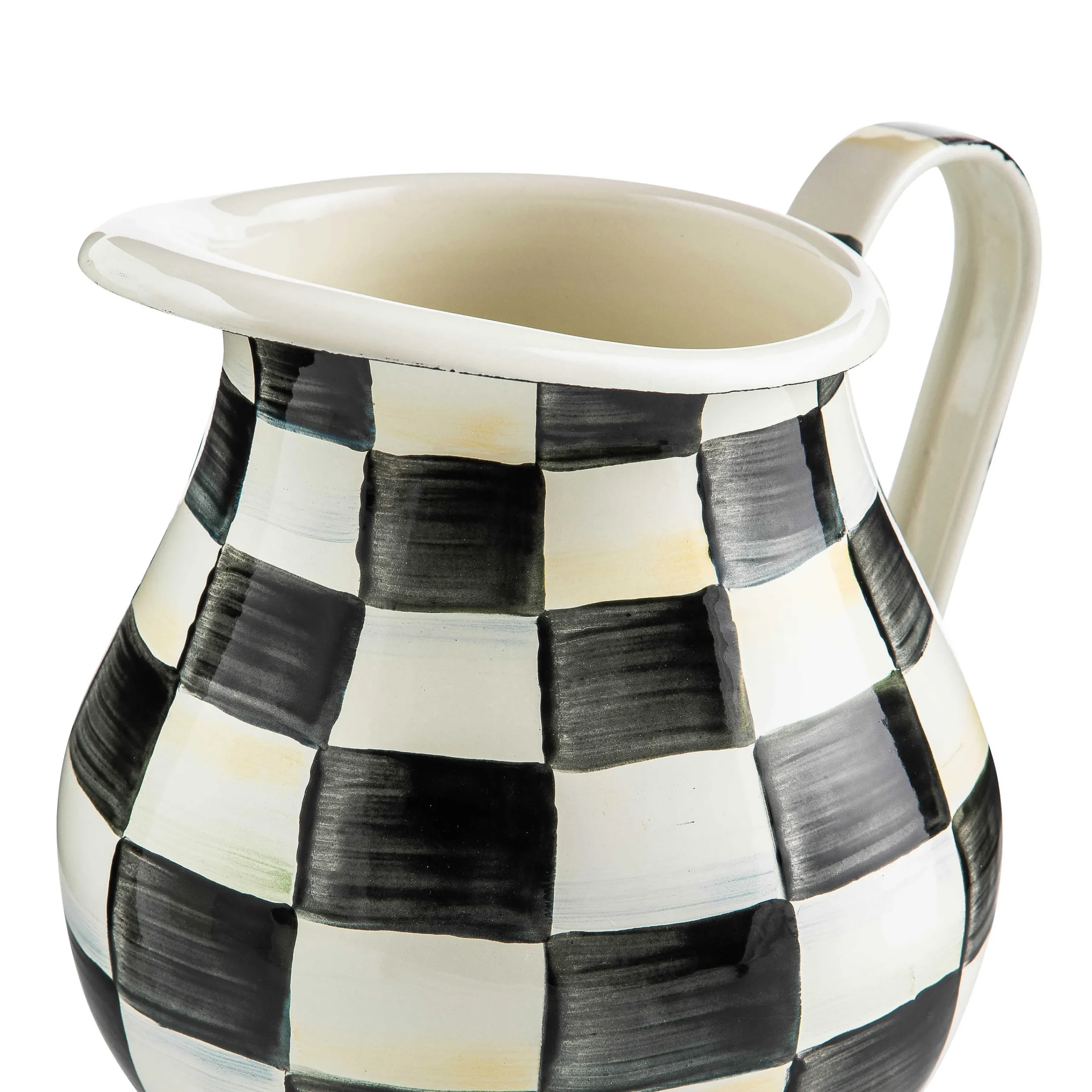 MacKenzie-Childs Courtly Check Pitcher| Serveware|Bar Entertaining