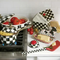 MacKenzie-Childs Courtly Check Recipe Box| Kitchen Storage & Organization