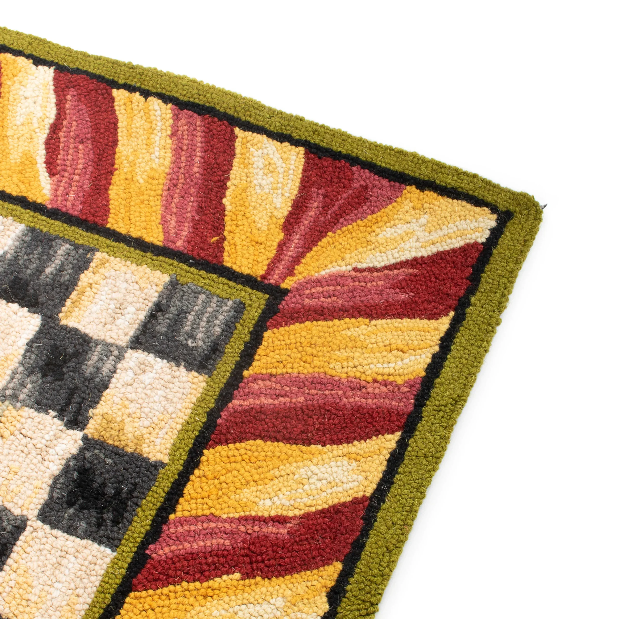 MacKenzie-Childs Courtly Check Red Gold 2' x 3' Rug| Rugs