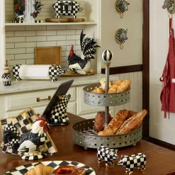 MacKenzie-Childs Courtly Check Rooster| Spring|Room Accents