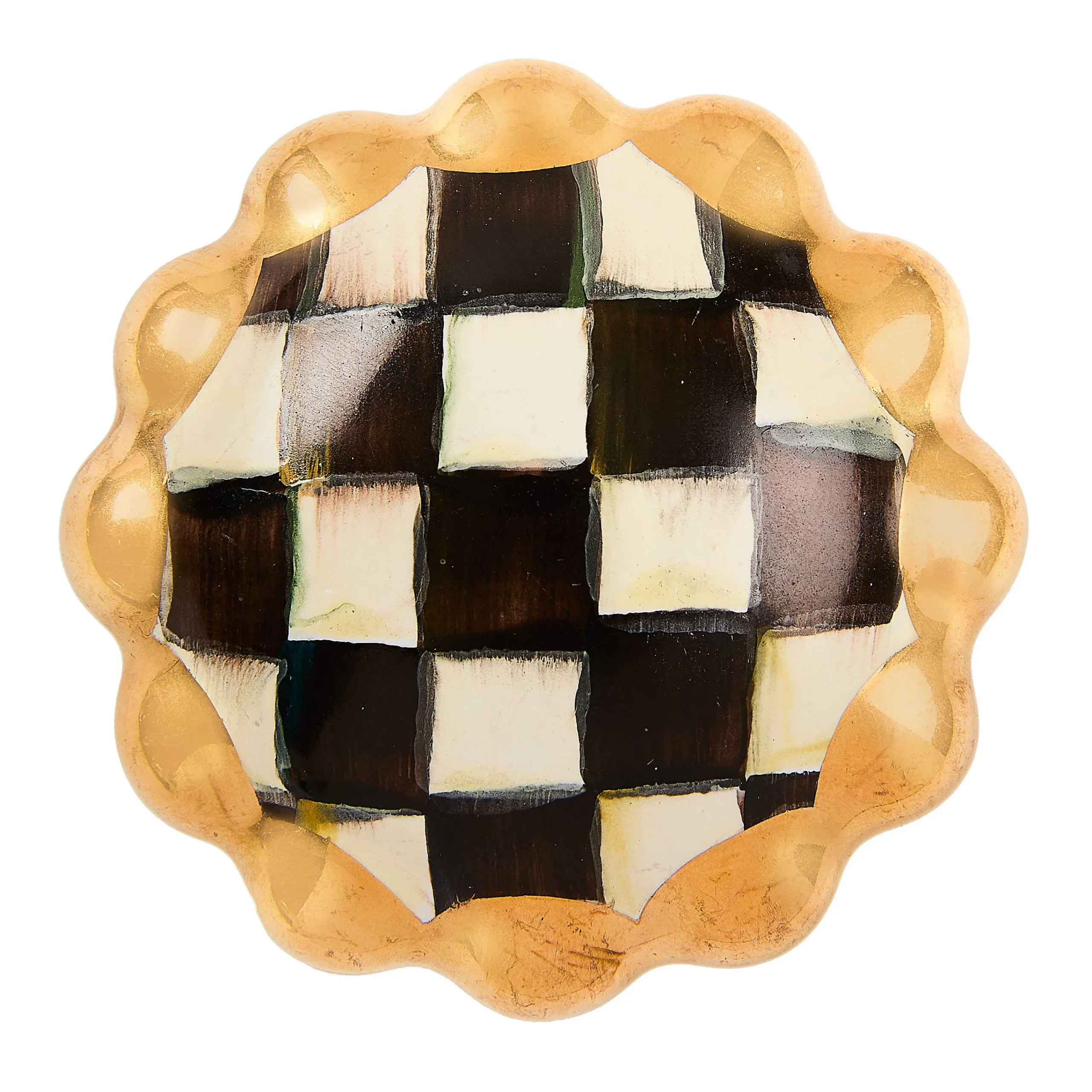 MacKenzie-Childs Courtly Check Round Knob| Finishing Touches|Room Accents