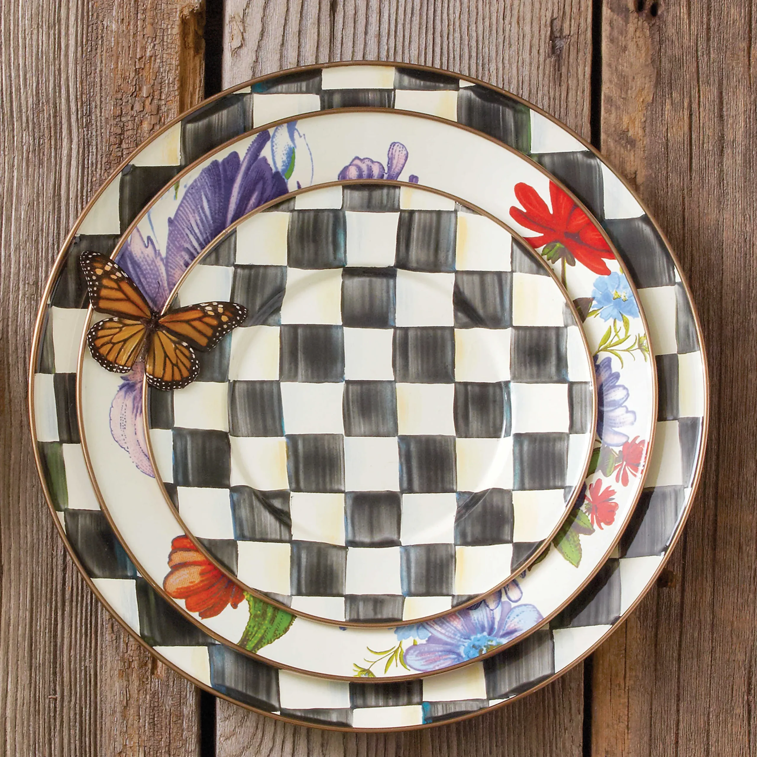 MacKenzie-Childs Courtly Check Salad/Dessert Plate| Dinnerware & Flatware
