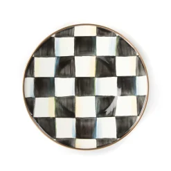 MacKenzie-Childs Courtly Check Saucer| The Coffee Shop|Dinnerware & Flatware