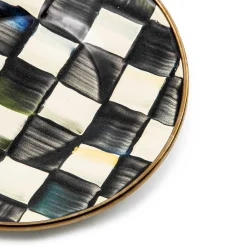 MacKenzie-Childs Courtly Check Saucer| The Coffee Shop|Dinnerware & Flatware