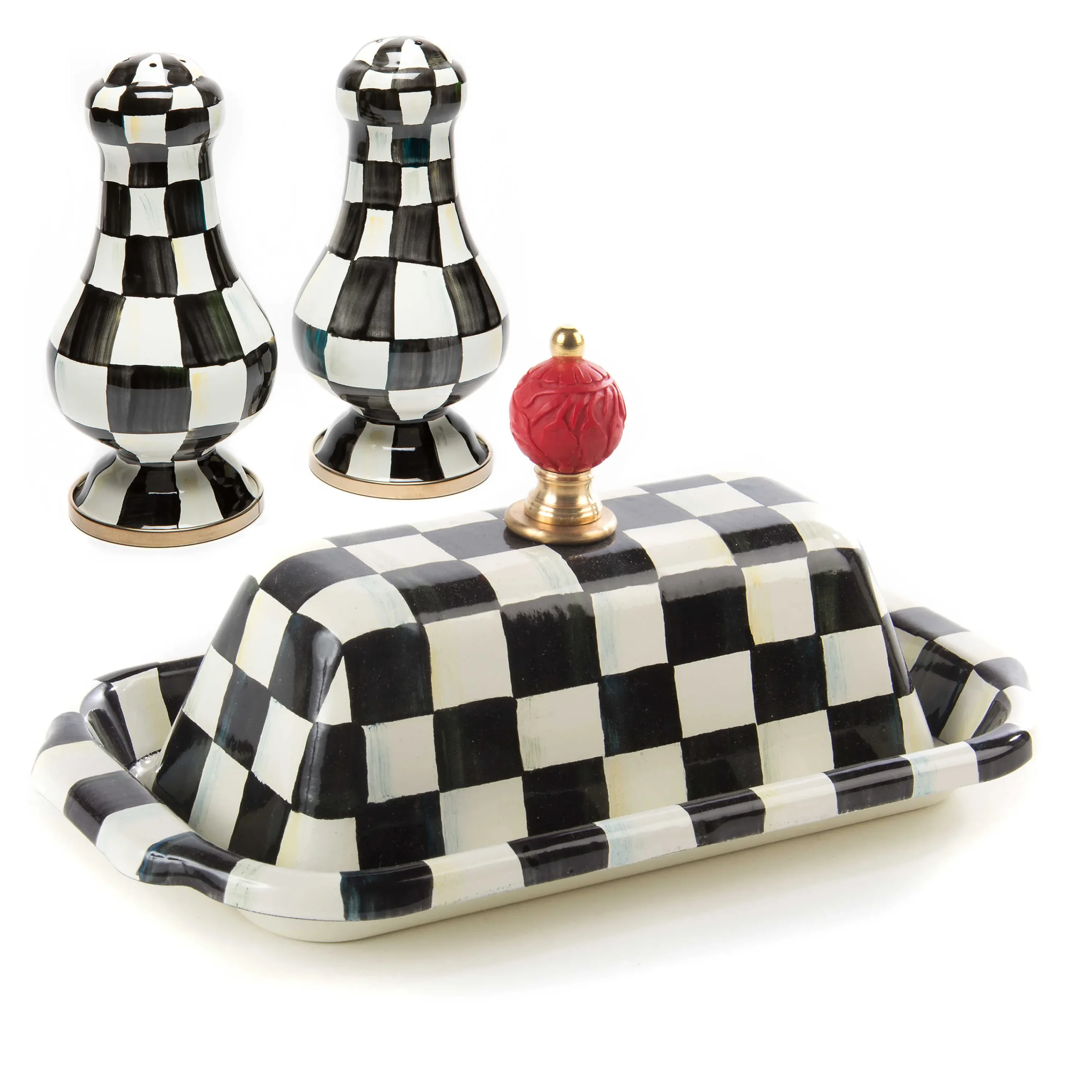 MacKenzie-Childs Courtly Check Service Set| Kitchen & Dining Sets|Serveware
